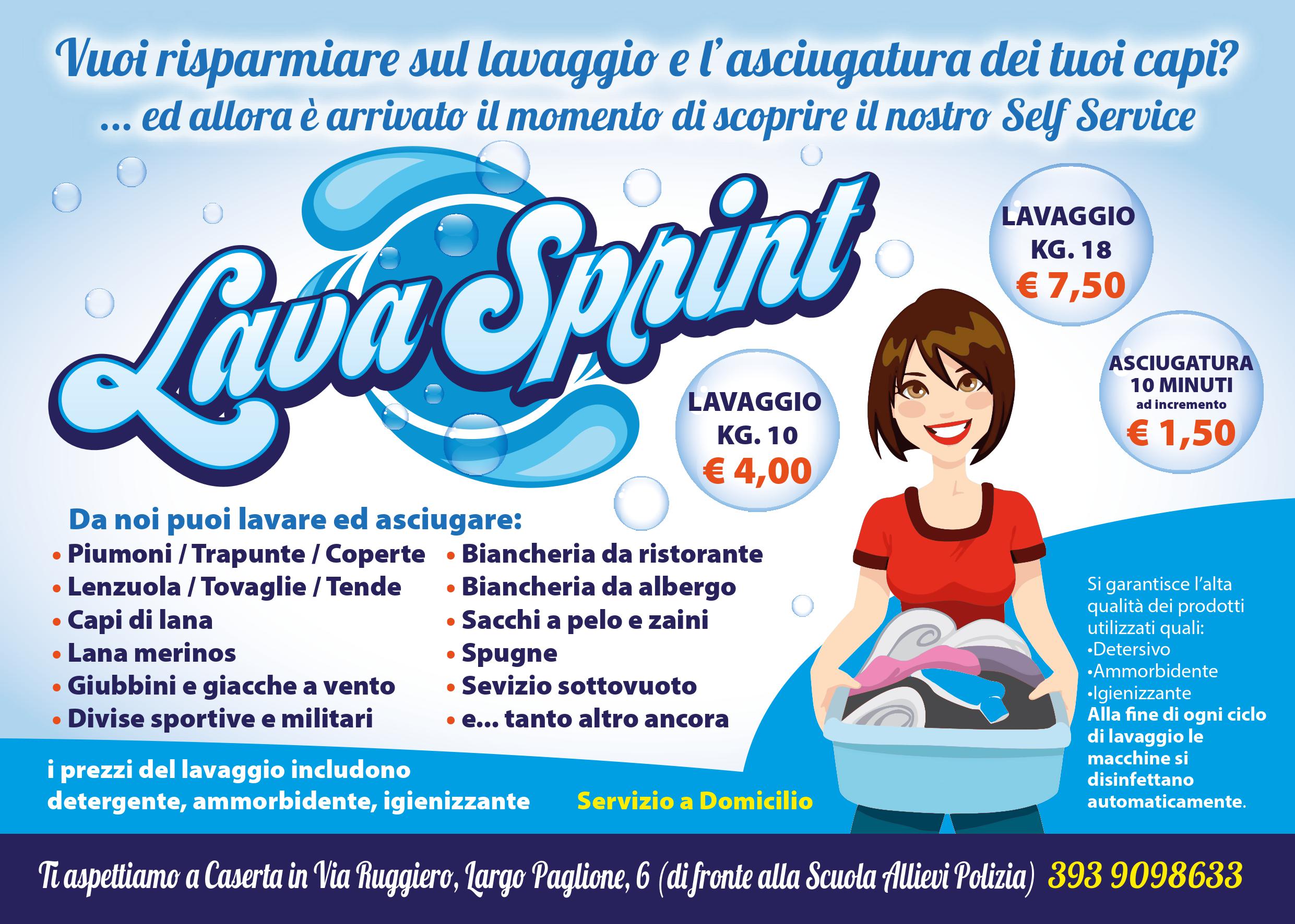 Lava Sprint lavanderia self service Caserta