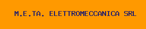 M.E.TA. ELETTROMECCANICA SRL Taranto