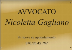 Avvocato Nicoletta Gagliano Borgaro Torinese