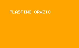 PLASTINO ORAZIO CLETO
