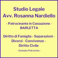 Avv. Rosanna NARDIELLO DIRITTO CIVILE E DELLA FAMIGLIA Barletta